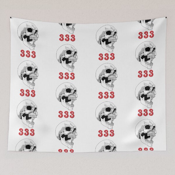 Item preview, skull 333 designed and sold by Girlinthecloud.
