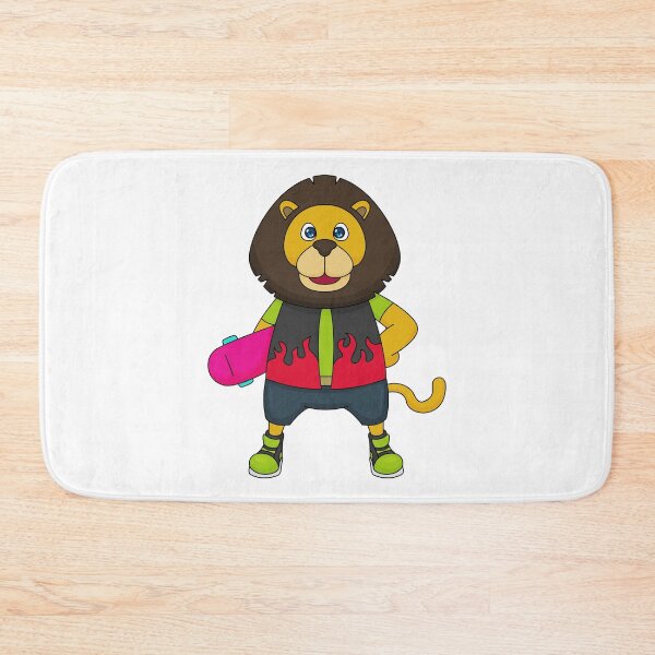 Item preview, Lion as Skater with Skateboard designed and sold by Snabdesign84.