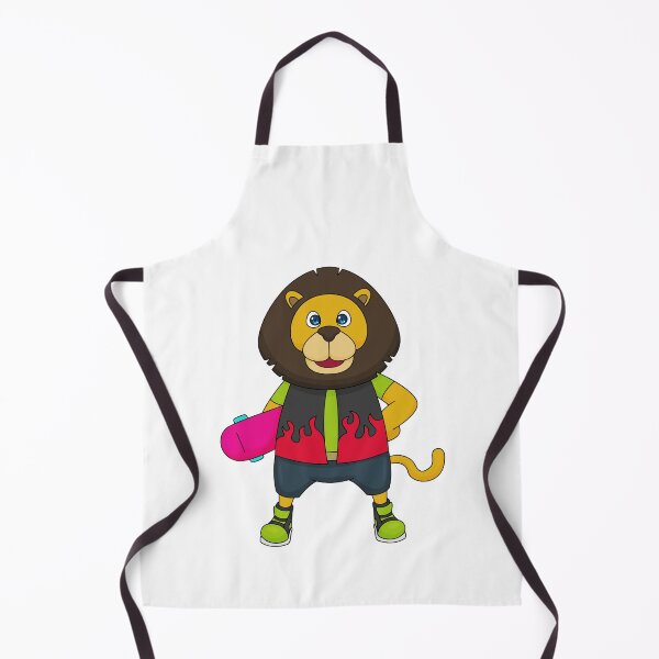 Item preview, Lion as Skater with Skateboard designed and sold by Snabdesign84.