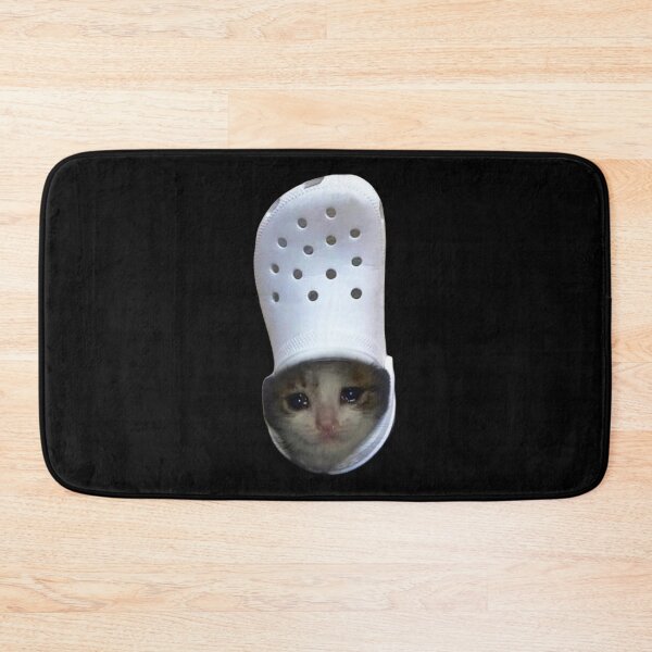 Item preview, HQ Crying Cat Croc Meme designed and sold by fomodesigns.