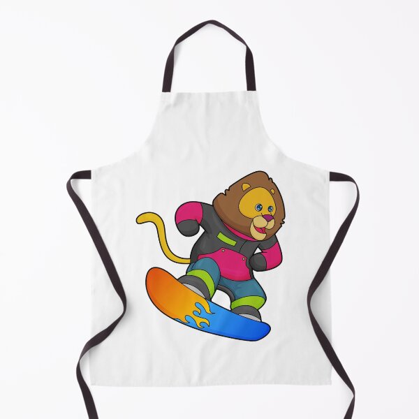 Item preview, Lion as Snowboarder with Snowboard designed and sold by Snabdesign84.