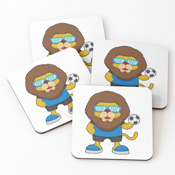 Item preview, Lion as Soccer player with Soccer designed and sold by Snabdesign84.