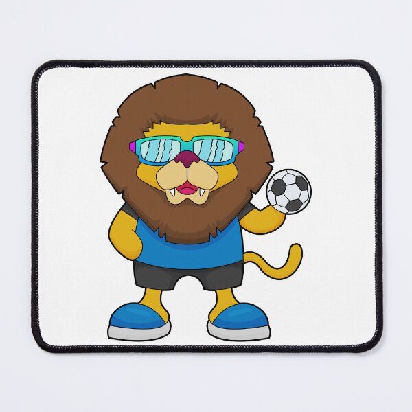 Item preview, Lion as Soccer player with Soccer designed and sold by Snabdesign84.