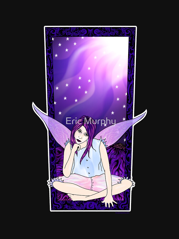 Thumbnail 3 of 3, Fitted T-Shirt, the long lost faces fairy designed and sold by sadmachine.