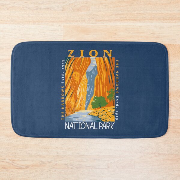 Item preview, Zion National Park Utah The Narrows Distressed designed and sold by KrisSidDesigns.