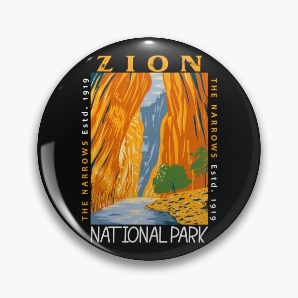 Item preview, Zion National Park Utah The Narrows Distressed designed and sold by KrisSidDesigns.