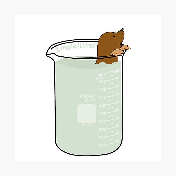 Item preview, 1 mole/ liter designed and sold by kileybates.