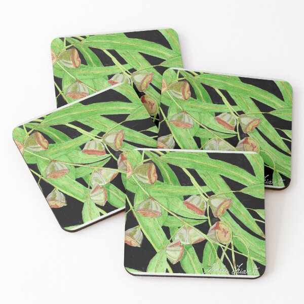 Item preview,  Illustration of Eucalyptus leaves and fruits in watercolor designed and sold by Malu-Iriarte.