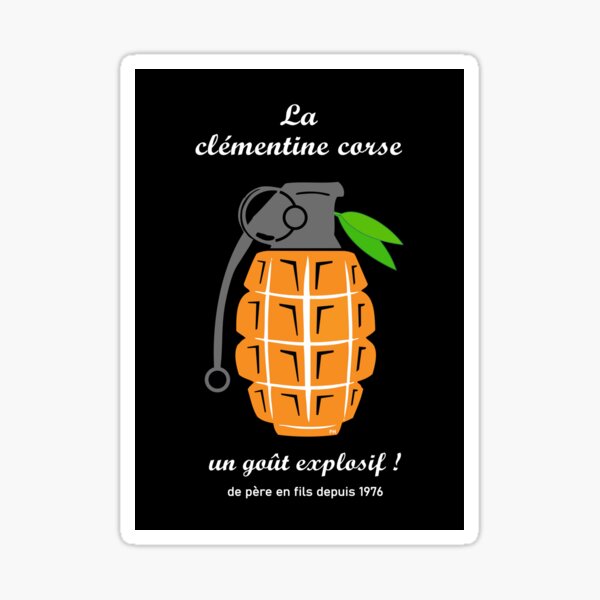Corse Corse FLNC Bastia Ajaccio Calvi Bonifacio Millésime Sticker