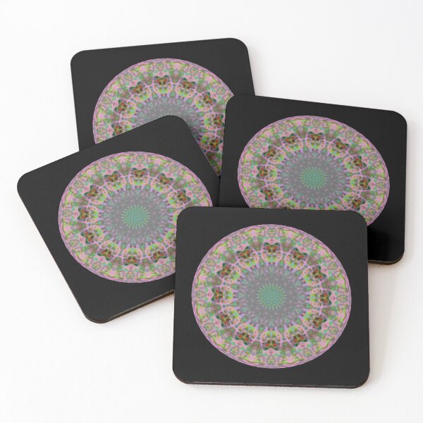 Item preview, Mint Bloom Mandala Kaleidoscope Pattern designed and sold by NebulaFern.