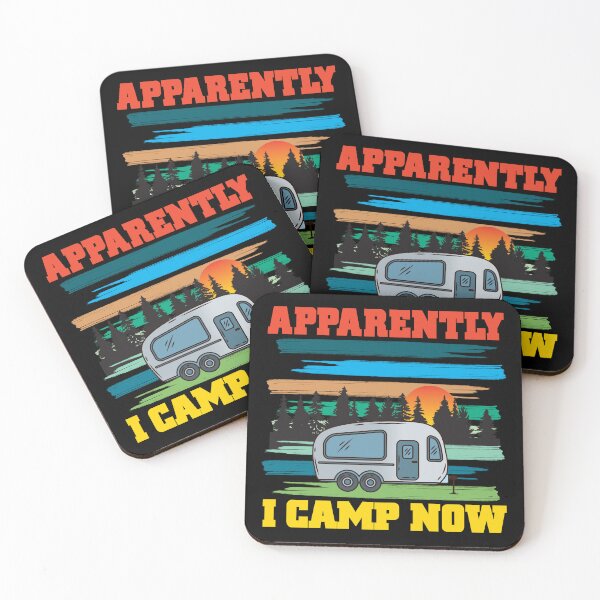 Item preview, Funny Camping, Apparently I Camp Now Outdoor Enthusiast designed and sold by CharJens.
