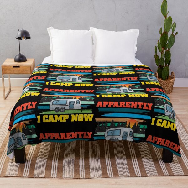 Item preview, Funny Camping, Apparently I Camp Now Outdoor Enthusiast designed and sold by CharJens.