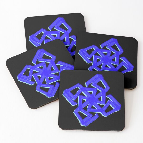 Item preview, Blue cross, geometric art designed and sold by Meo Design.