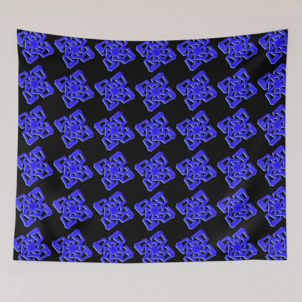 Item preview,  Blue cross, geometric art designed and sold by Meo Design.