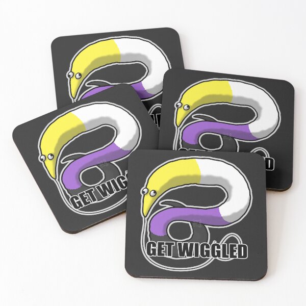 Item preview, Get Wiggled! - Non-Binary Flag designed and sold by BFKArt.