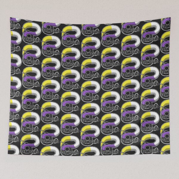 Item preview, Get Wiggled! - Non-Binary Flag designed and sold by BFKArt.