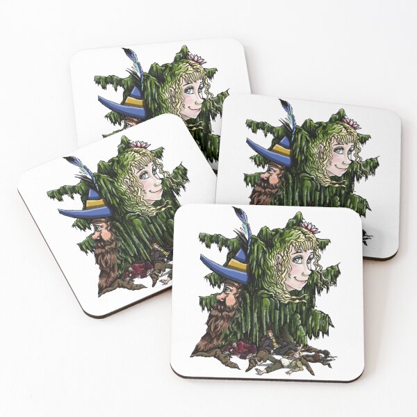Item preview, Tom Bombadil and Goldberry with Old Man Willow designed and sold by LotRreader.