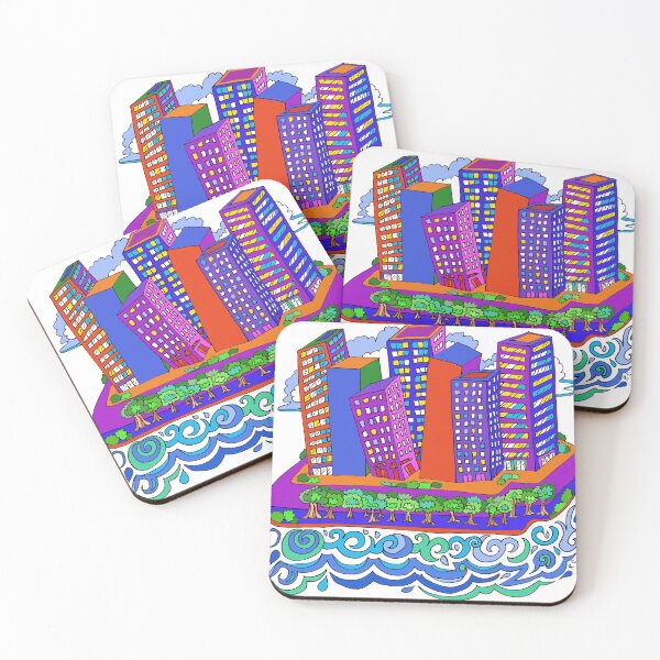 Item preview, City Skyline on the Water designed and sold by RhondaChase.