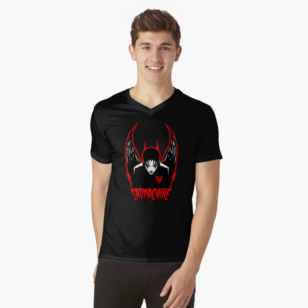 Item preview, V-Neck T-Shirt designed and sold by sadmachine.