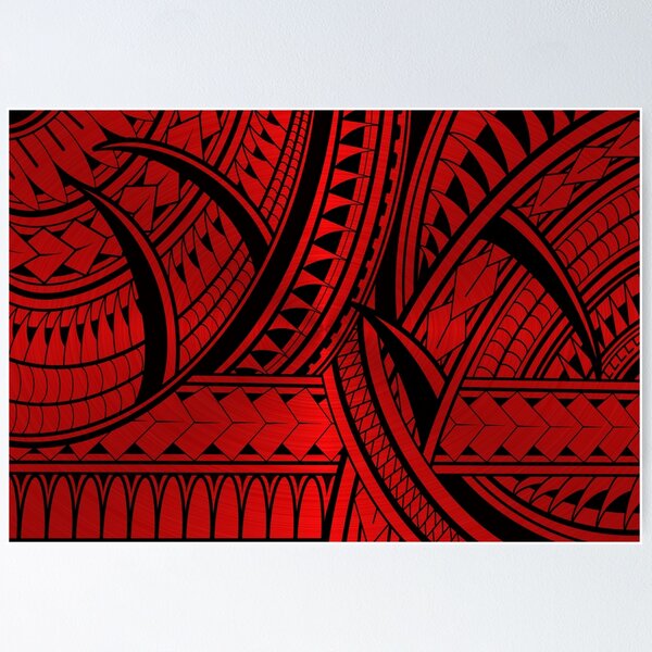Polynesian Design Poster