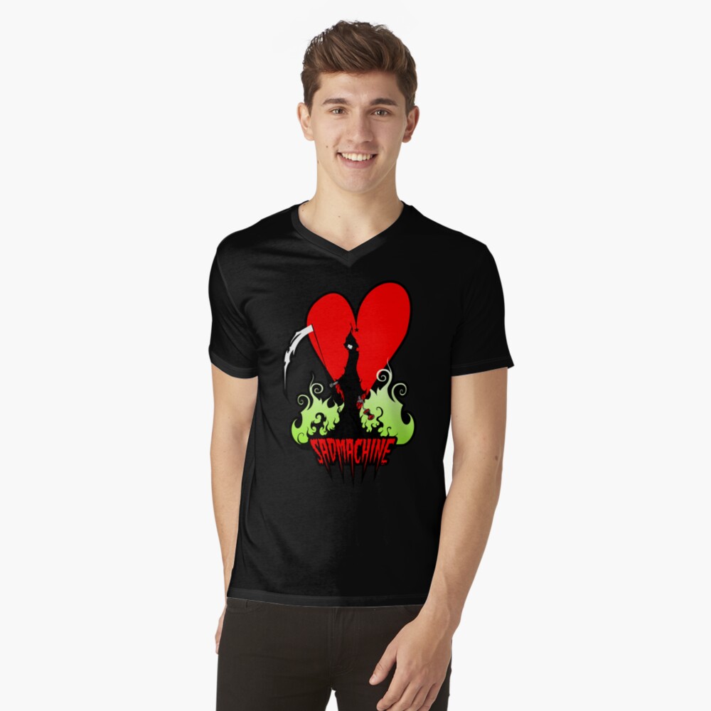 Item preview, V-Neck T-Shirt designed and sold by sadmachine.