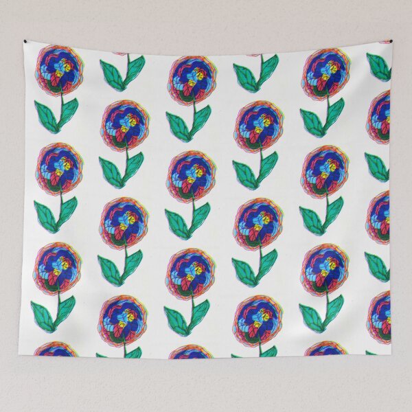 Item preview, Round about flowers  designed and sold by Tonyasartprints.