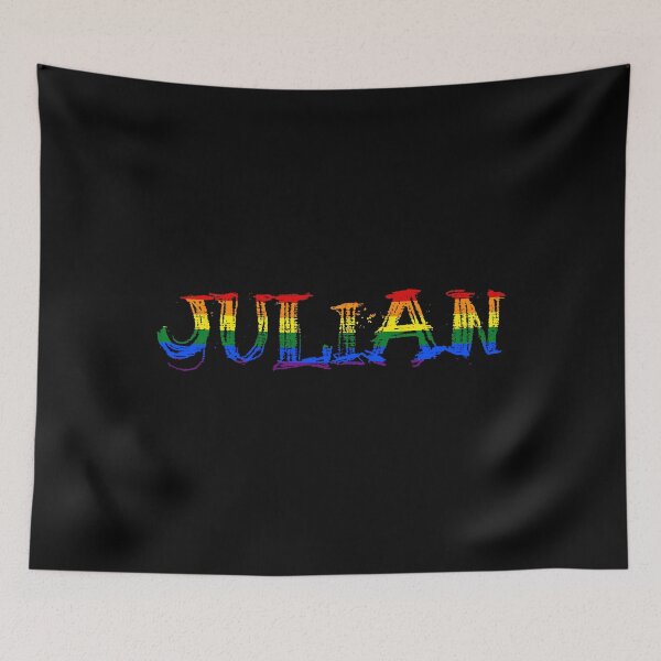 Item preview, Men rainbow name gay Julian designed and sold by LoveIsColorful.