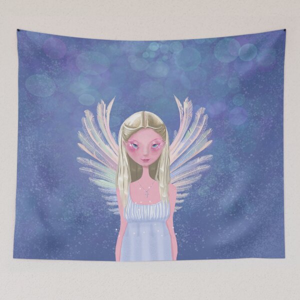 Item preview, Jules  Vaughn Euphoria kawaii cute illustration angel designed and sold by TinaMalajmare.
