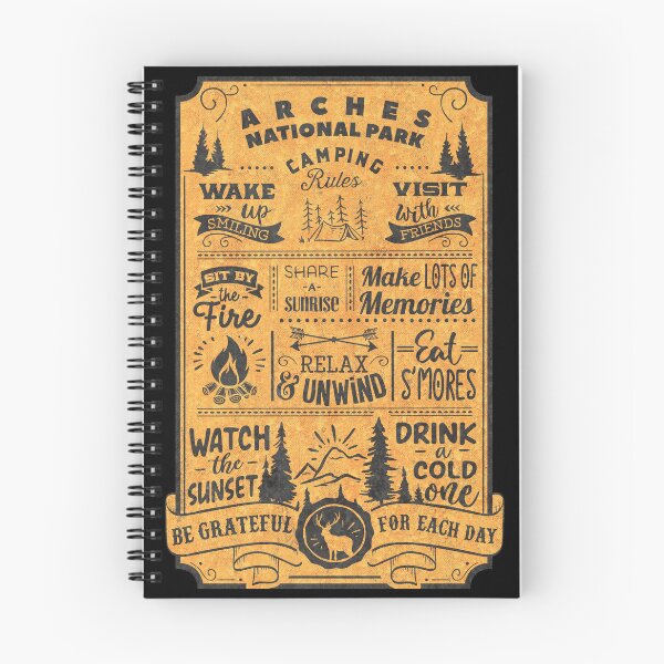 Item preview, Arches National Park Camping Rules designed and sold by JordanHolmes.