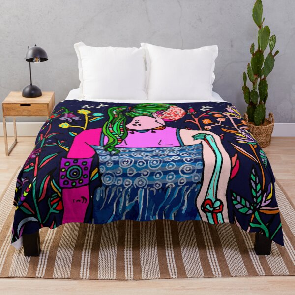 Item preview, Colorful Girl in stary night designed and sold by GulayNoora456.