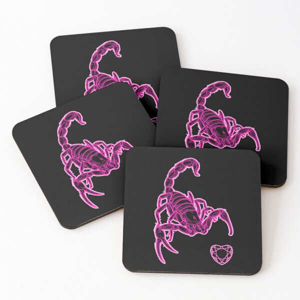Item preview, Pink scorpion with diamond heart designed and sold by weilertsen.