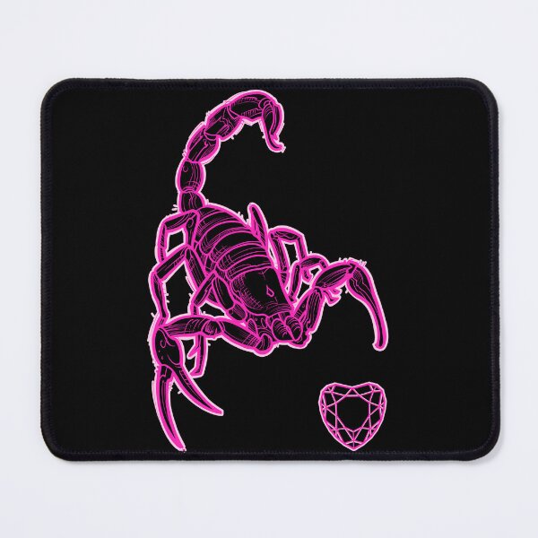Item preview, Pink scorpion with diamond heart designed and sold by weilertsen.