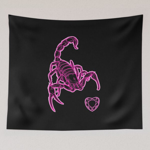 Item preview, Pink scorpion with diamond heart designed and sold by weilertsen.
