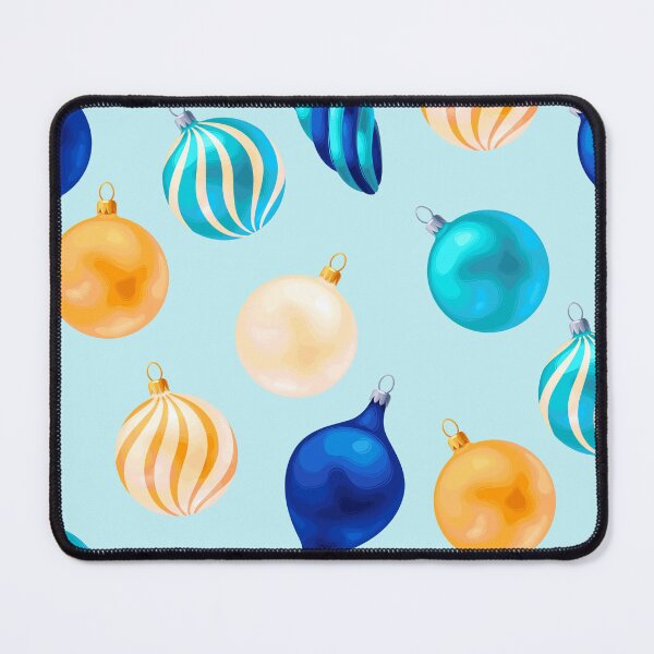 Item preview, Blue Christmas Tree Bulb Pattern  designed and sold by newburyboutique.