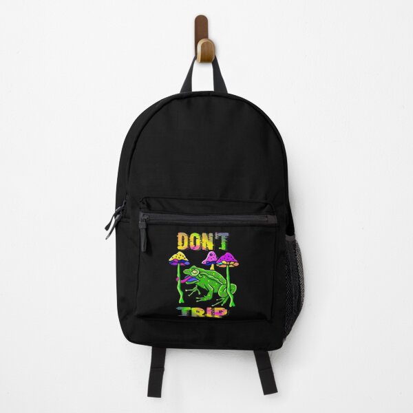 Artikelvorschau, Dont Trip Rave Psytrance Trippy Frog Psychedelic Mushroom entworfen und verkauft von Dressed For Duty.