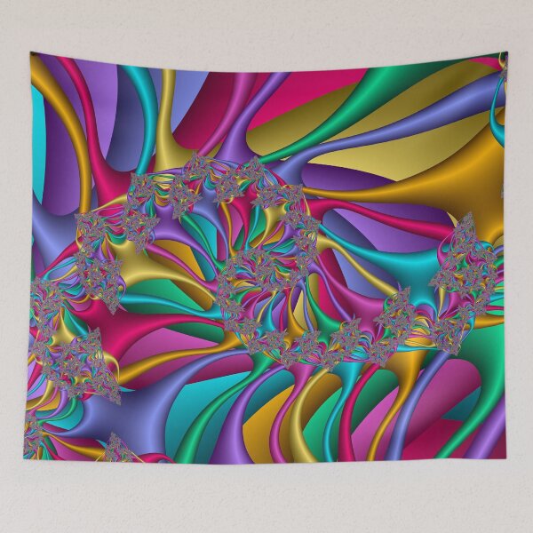 Item preview, Eight Color Spiral Fractal designed and sold by Cindy Moser.