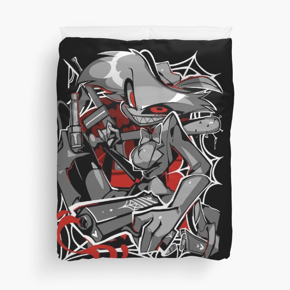 Angel Dust Demon Design - Hazbin Hotel  Throw Blanket