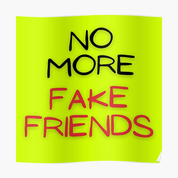 "Keine FakeFreunde mehr, keine FakeFreunde mehr, keine FakeFreunde