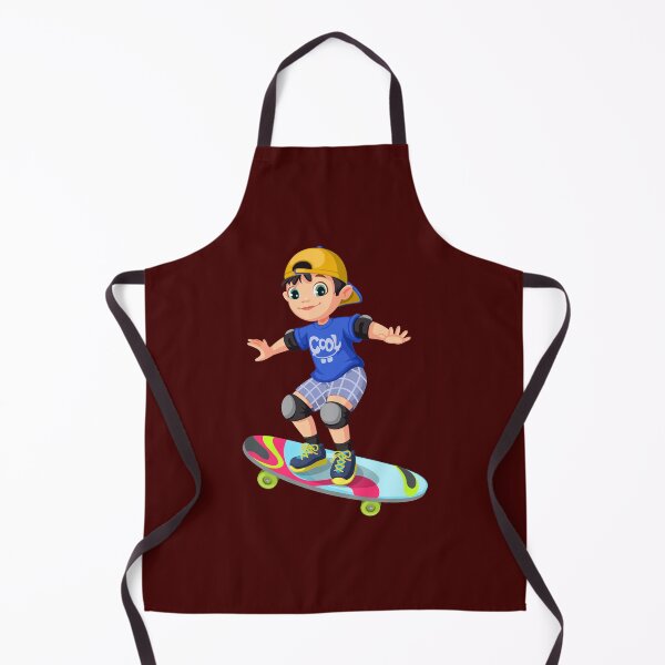Item preview, cool boy on skateboard designed and sold by PMestore.