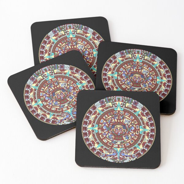 Item preview, Piedra del Sol - Earthy Aztec Calendar Sun Stone designed and sold by Aztectees.