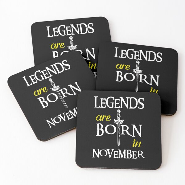 Item preview, Legends are born in November for men and women designed and sold by elmanchour.