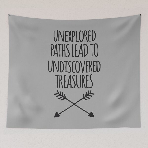 Item preview, Unexplored Paths Quote designed and sold by quarantine81.