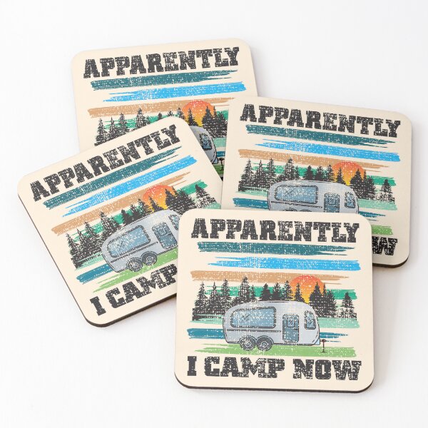 Item preview, Funny Vintage Camping, Apparently I Camp Now Outdoor Enthusiast designed and sold by CharJens.