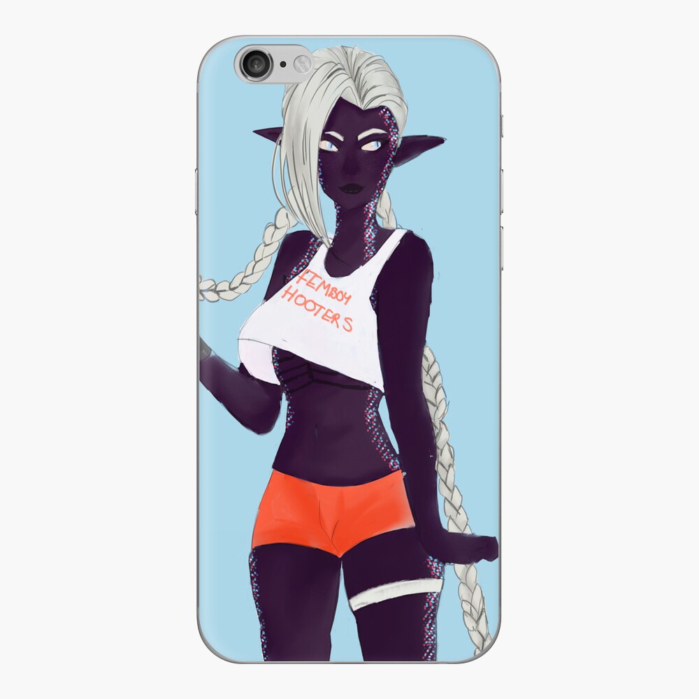 Dara - Warlock drow femboy hooters uniform