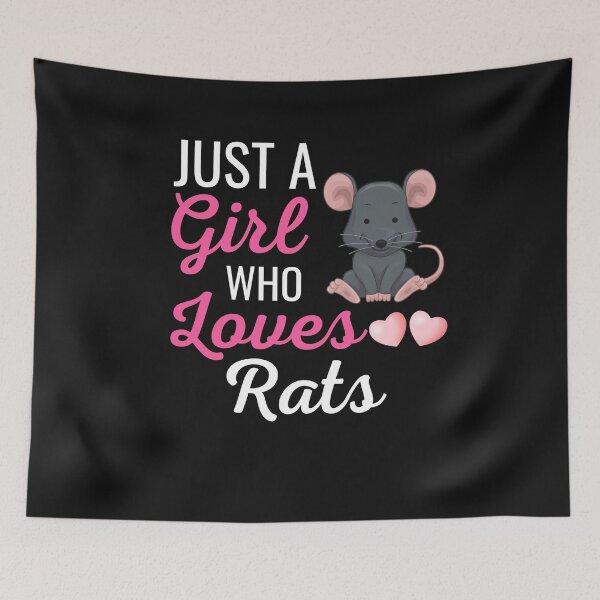 Item preview, Just A Girl Who Loves Rats - Cute Rat Lover Gift designed and sold by lou731.