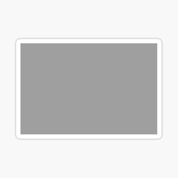 Midtone Gray Grey Solid Color Pairs PPG Burnished Blade PPG0995-5 Sticker