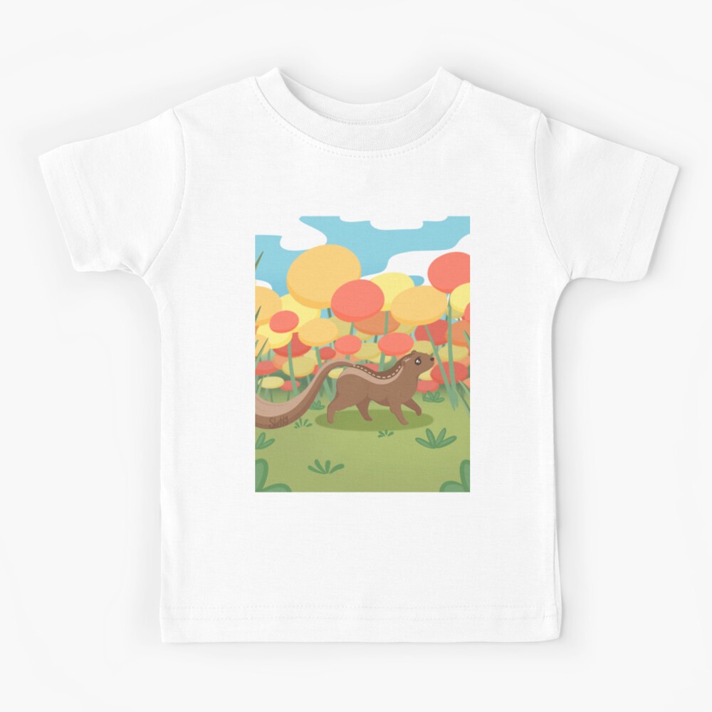 Chimpunk in Flowers Kids T-Shirt for Sale by jastinamor | Redbubble