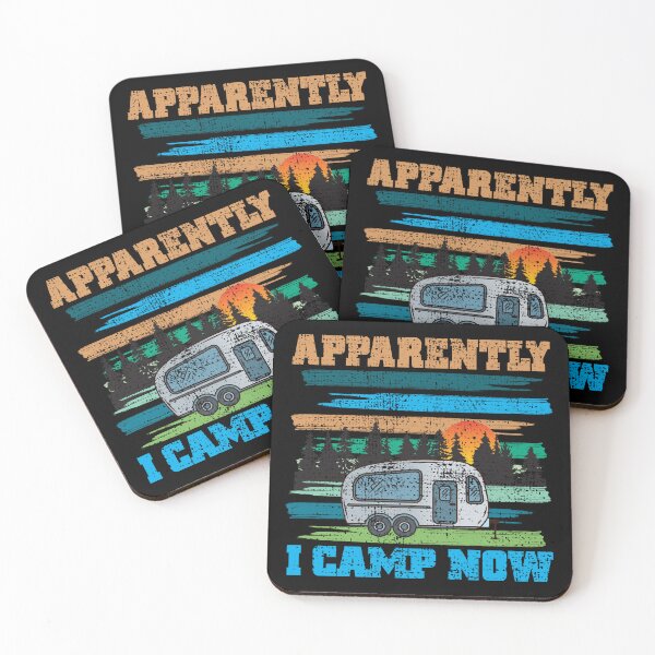 Item preview, Funny Vintage Camping, Apparently I Camp Now Outdoor Enthusiast designed and sold by CharJens.