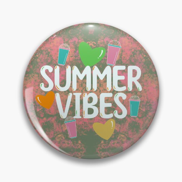 Item preview, Summer Vibes Pin designed and sold by LILBlueFish.