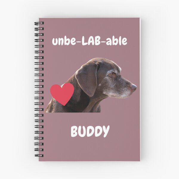 Item preview, Unbe-LAB-able chocolate lab buddy designed and sold by rocklegends99.